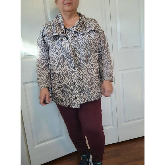 NYDJ Diamond Wood Trench - Picture 5 of 11